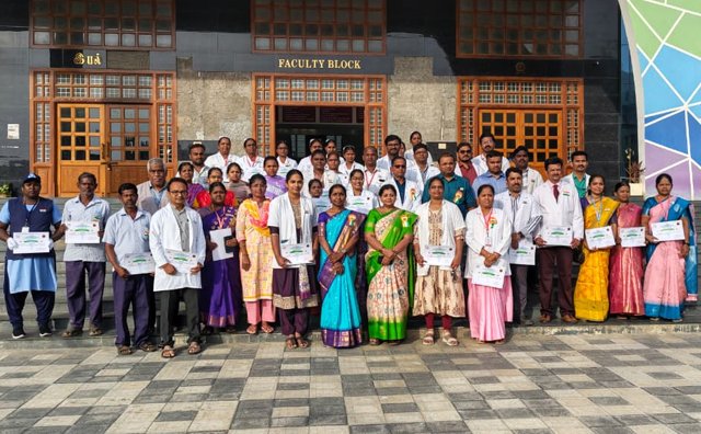 Faculty and staff of Government Medical College Tiruppur